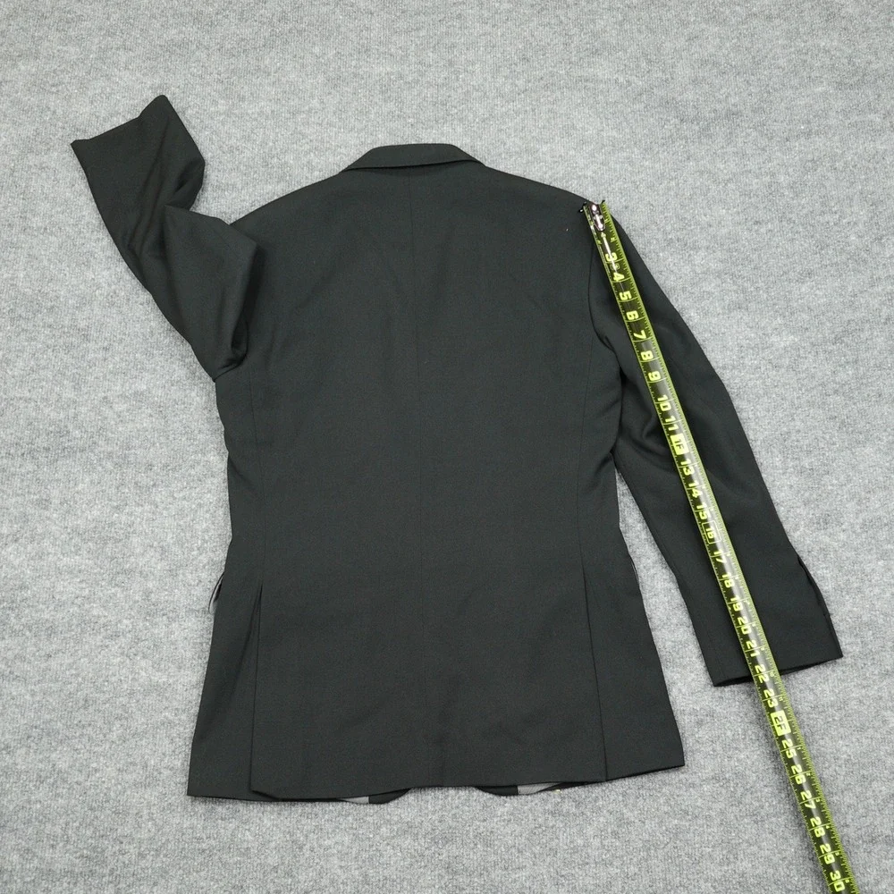 J.Ferrar Suit Jacket Men 34 Short Black Two Button Double Vented Formal Business